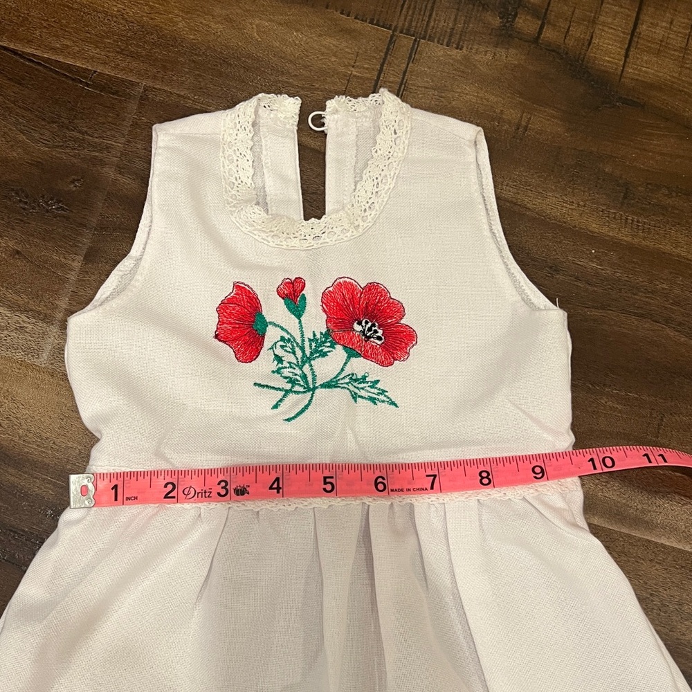 Ukrainian traditional Ukrainian embroidered baby girl dress 12 months - Picture 8 of 8